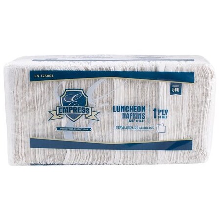 Bsc Preferred Paper Luncheon Napkins - White, 12.1/2 x 11.3/4, 6000PK PW103